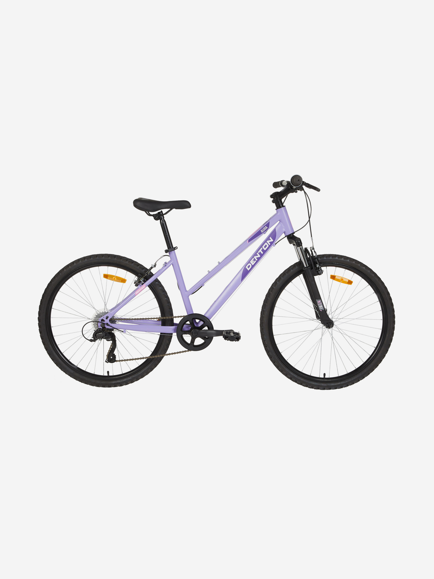 фото Велосипед горный женский denton aura 1.0 alt 26", фиолетовый, размер 150-165
