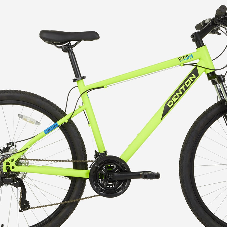 фото Велосипед горный denton storm 3.0 sport 27.5", зеленый, размер 135-155