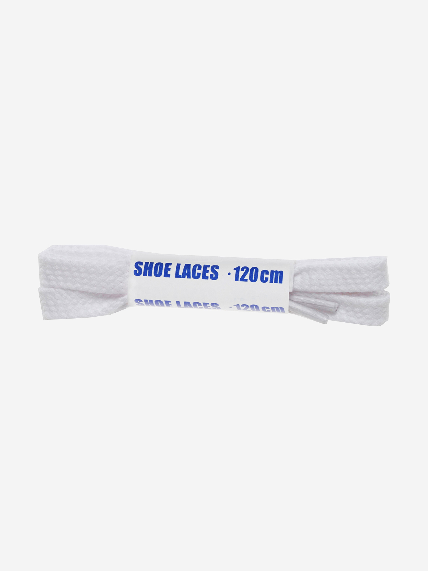фото Шнурки белые плоские woly sport, 120 см, белый, размер без размера