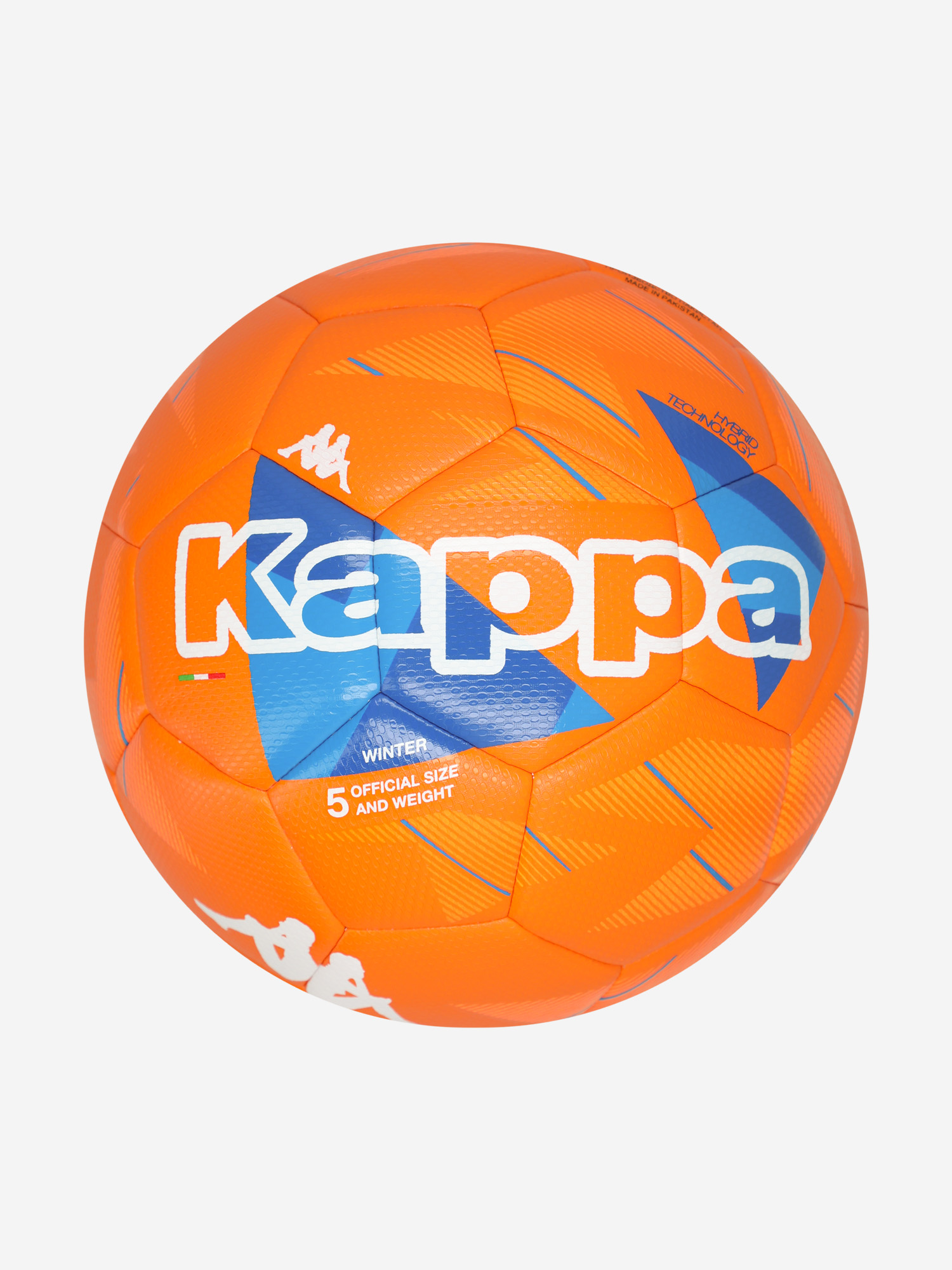 фото Мяч футбольный kappa, оранжевый, размер 5