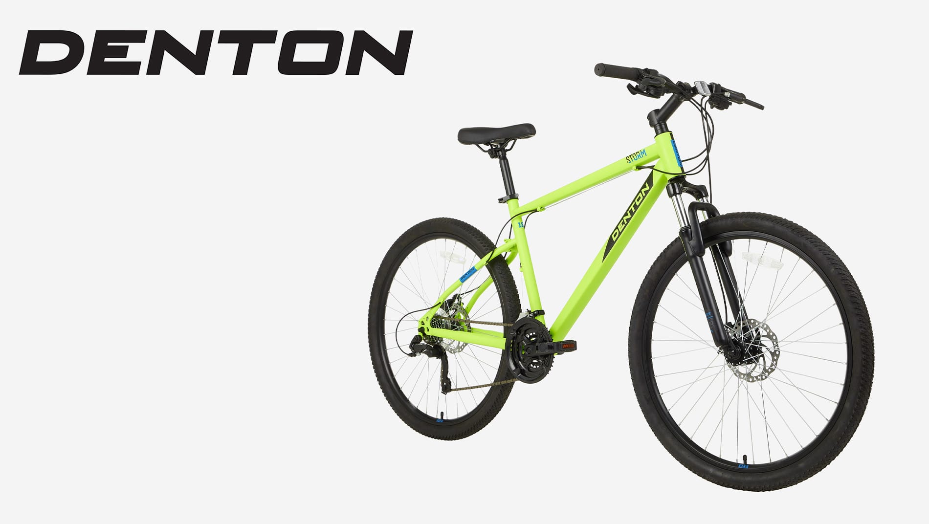 фото Велосипед горный denton storm 3.0 sport 27.5", зеленый, размер 165-175