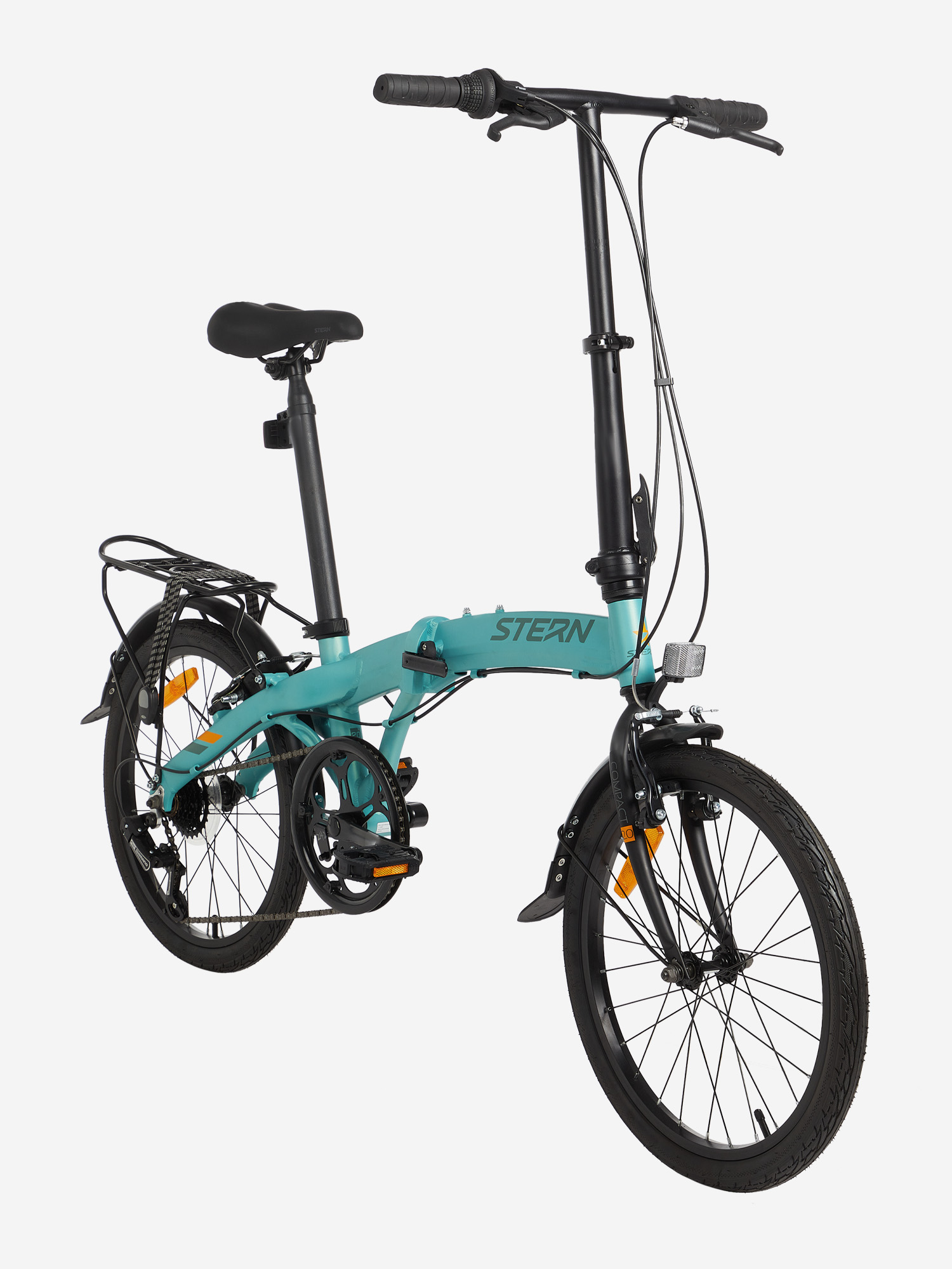 фото Велосипед складной stern compact 2.0 alt 20", голубой, размер 155-190