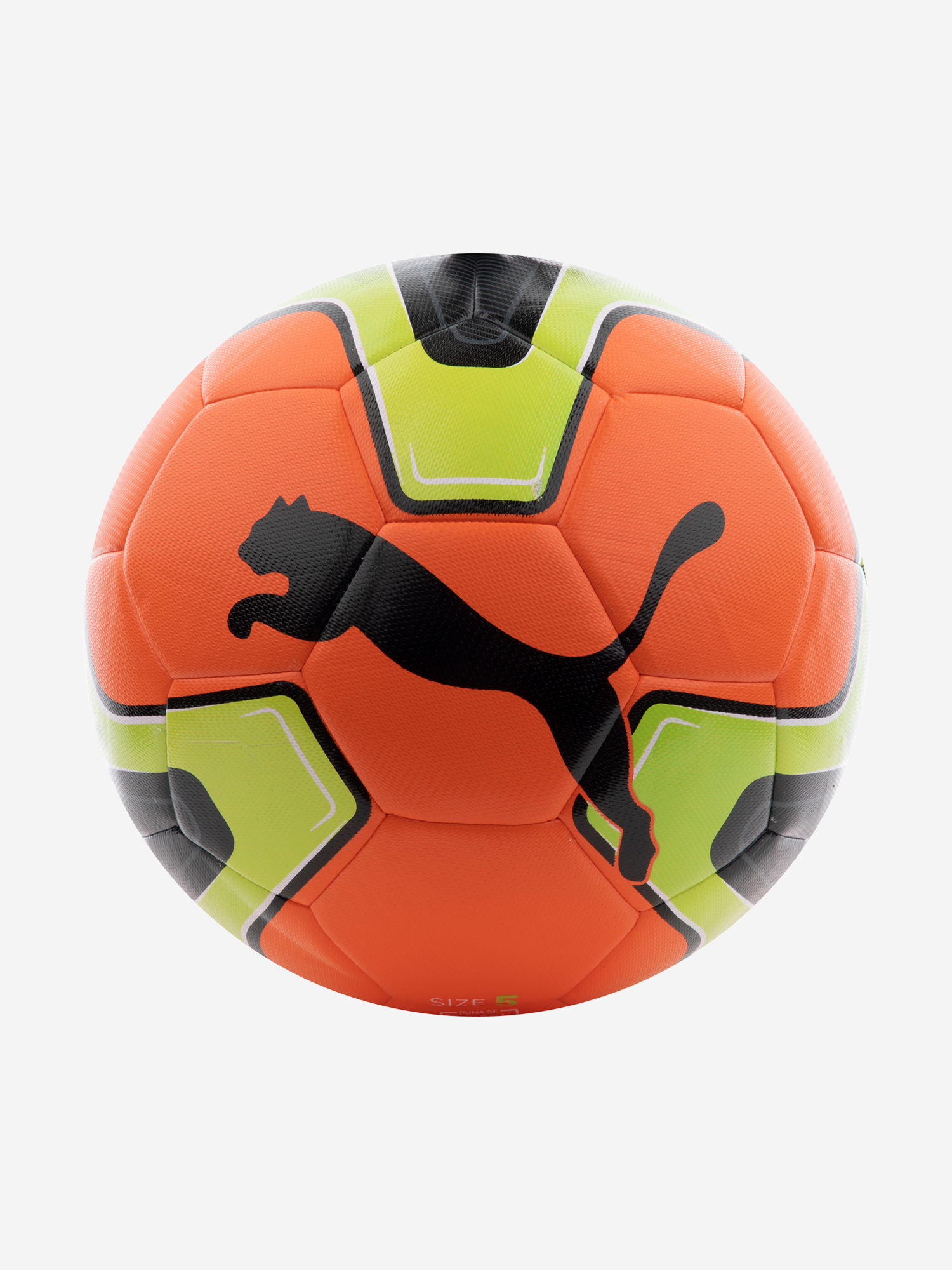фото Мяч футбольный puma pro trainig hybrid sm, оранжевый, размер 5