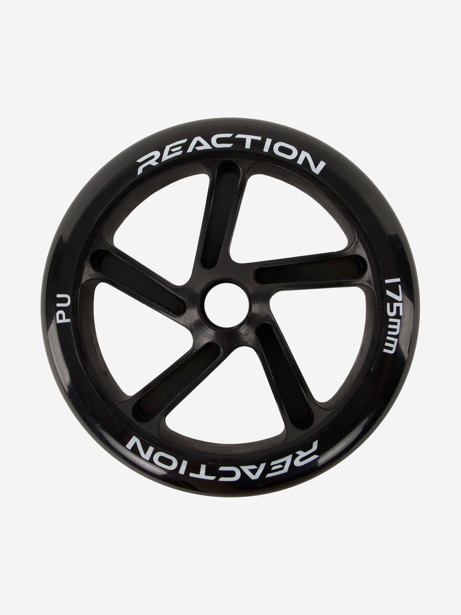 Колесо для самоката Reaction 175 мм, Черный, размер Без размера колесо для самоката reaction 125 мм черный размер без размера
