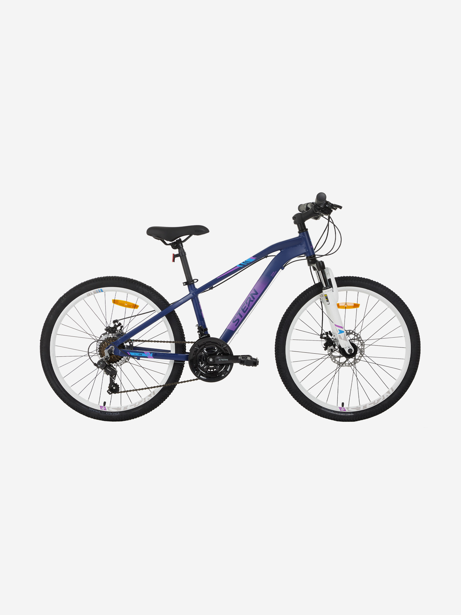 фото Велосипед для девочек stern action 24", синий, размер 135-160