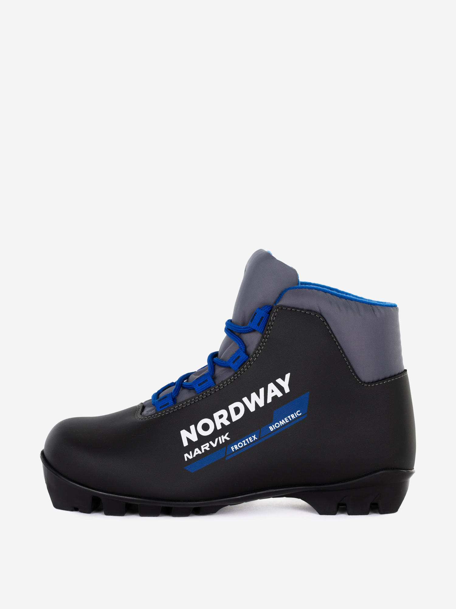 фото Ботинки для беговых лыж детские nordway narvik nnn, черный, размер 26